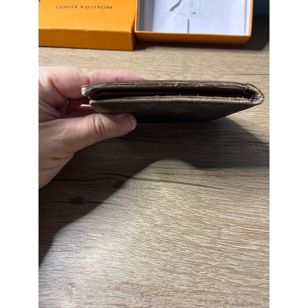 Louis Vuitton Monogram Bifold Wallet Money Clip Made in France - Picture 9 of 13
